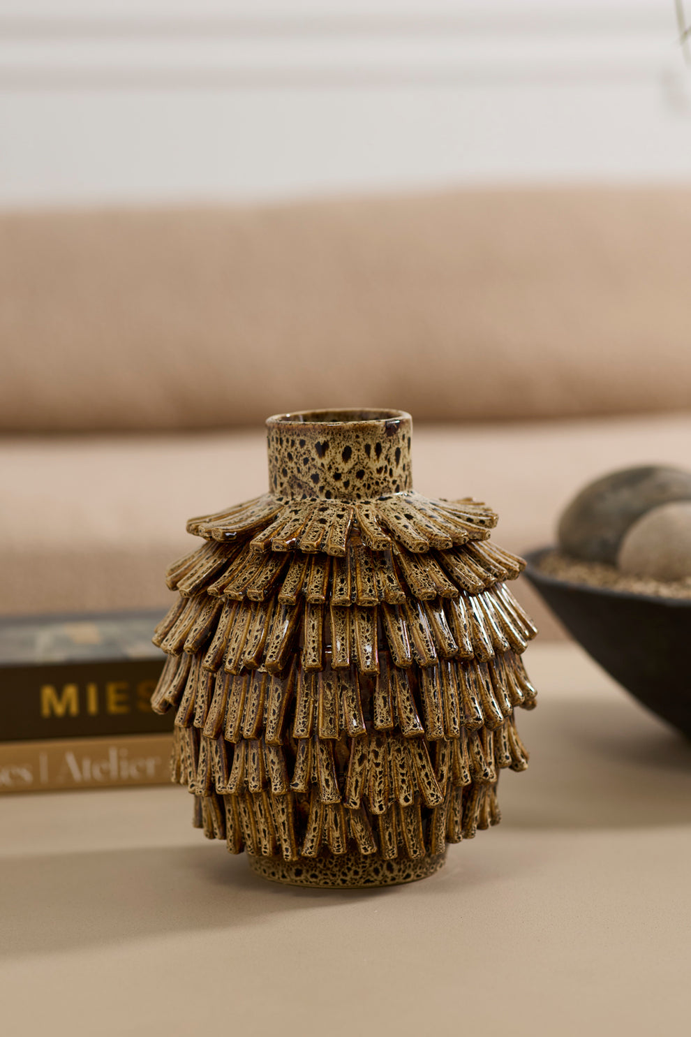 Fringe Vase By Accent Decor | Vases | Modishstore - 6