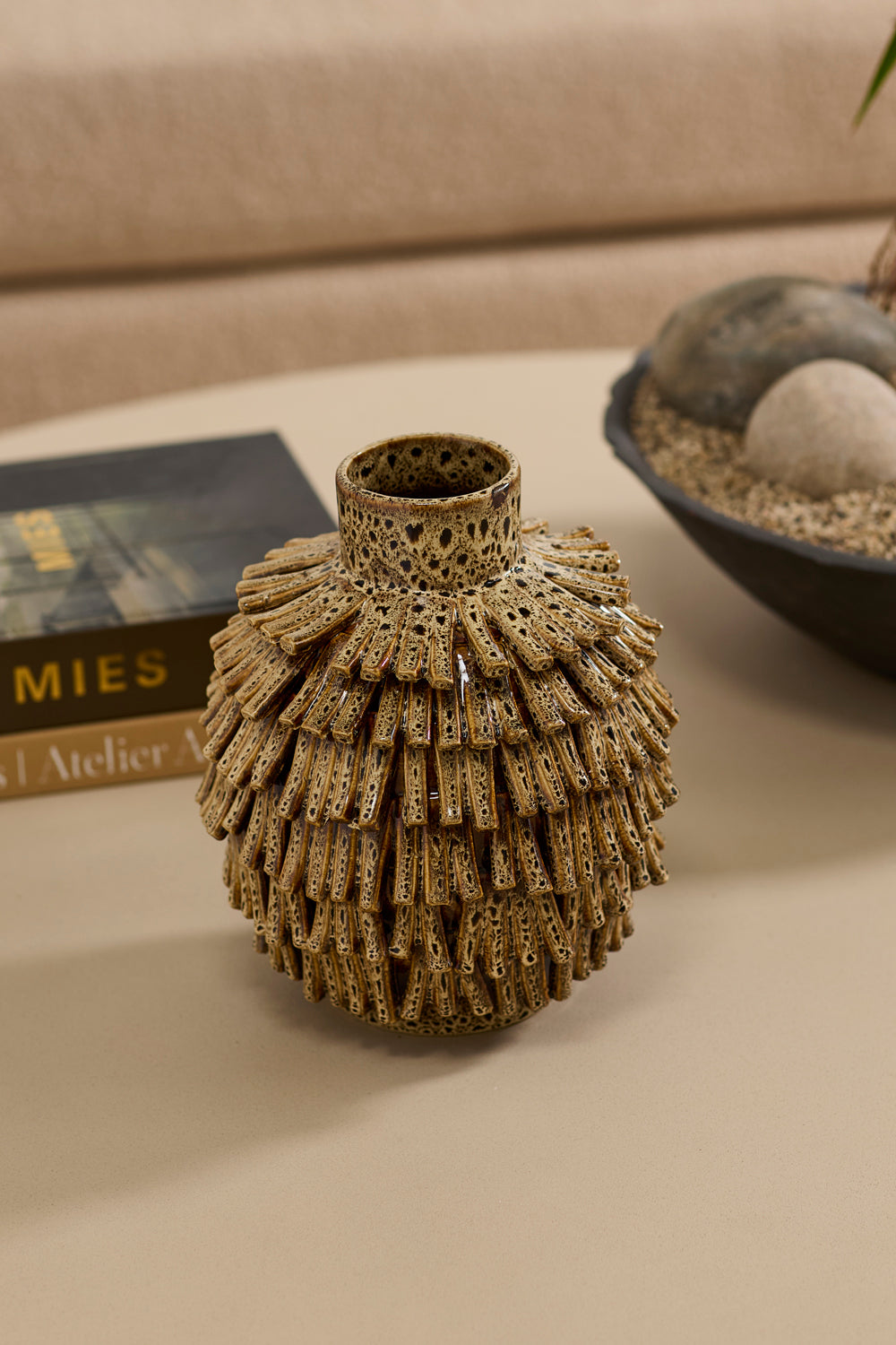 Fringe Vase By Accent Decor | Vases | Modishstore - 4