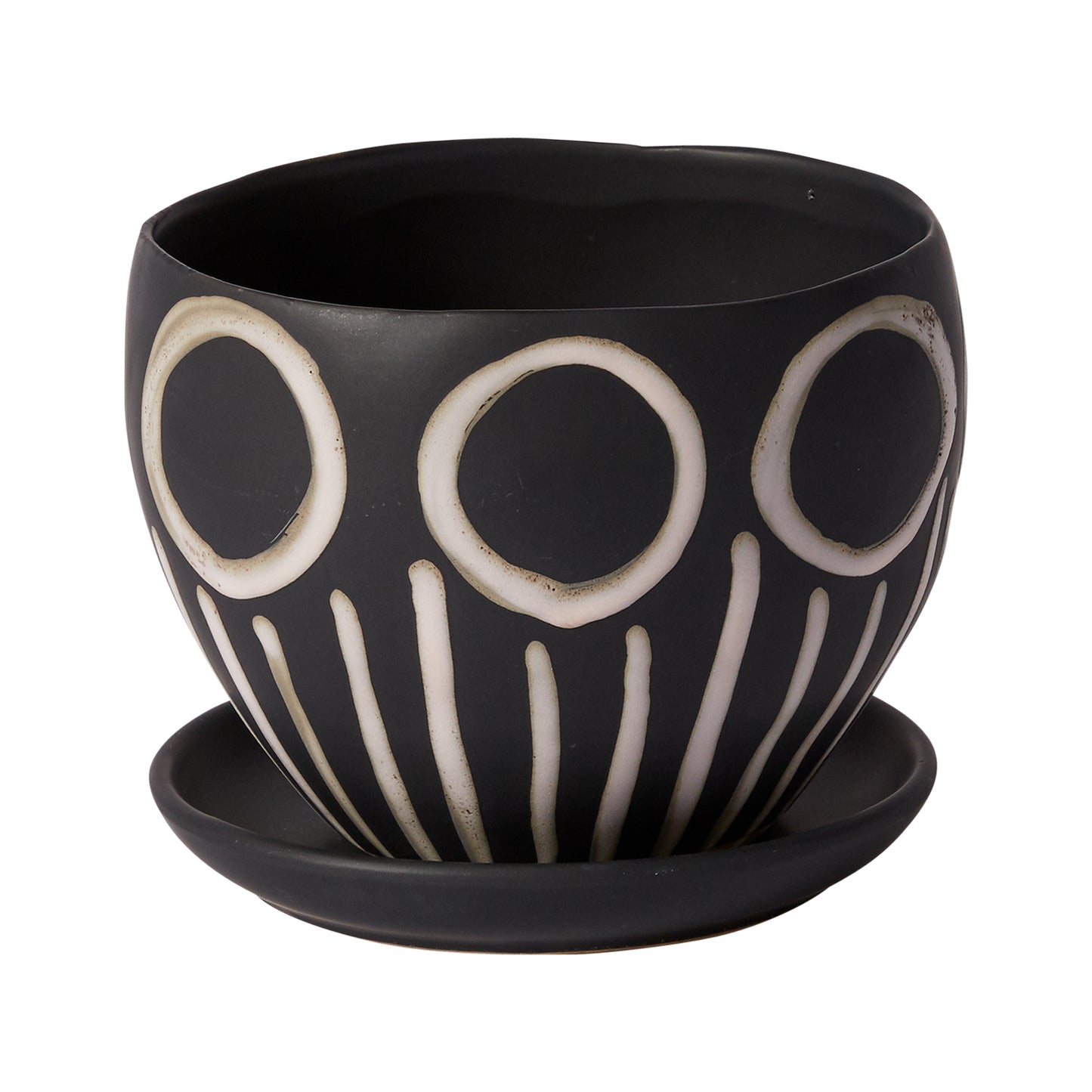 Hootie Hoo Pot Set of 2 By Accent Decor | Planters, Troughs & Cachepots | Modishstore - 2