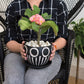 Hootie Hoo Pot Set of 2 By Accent Decor | Planters, Troughs & Cachepots | Modishstore - 5