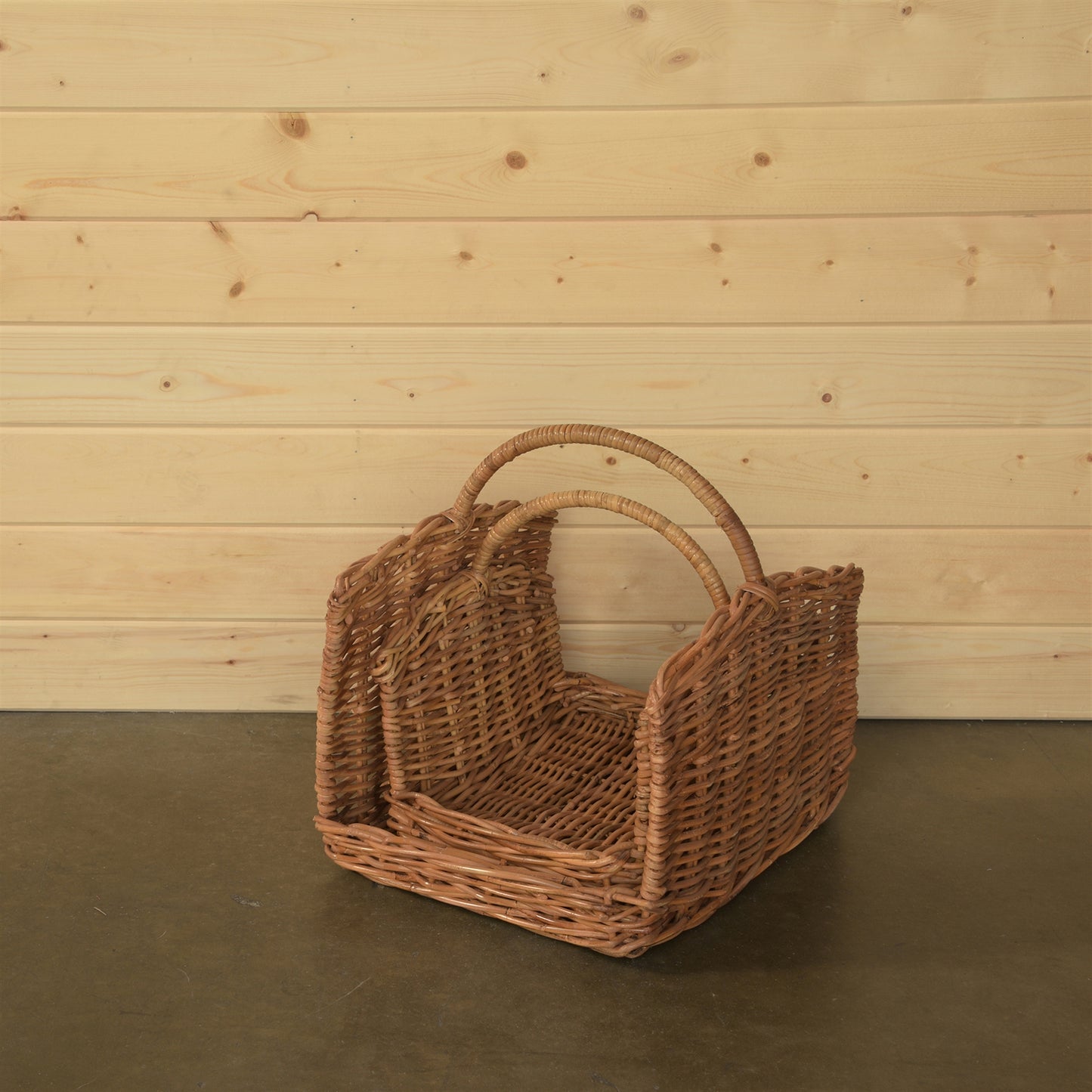 Monterey Rattan Log Basket - Set of 2 - Rustique Honey By HomArt | Bins, Baskets & Buckets | Modishstore - 8