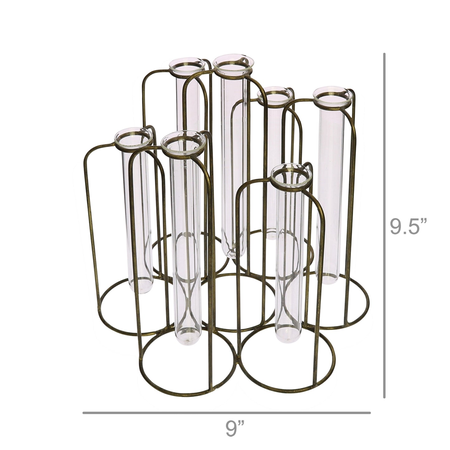 Archer Cluster Vase - 7 Tubes Set Of 4 By HomArt | Vases | Modishstore - 4
