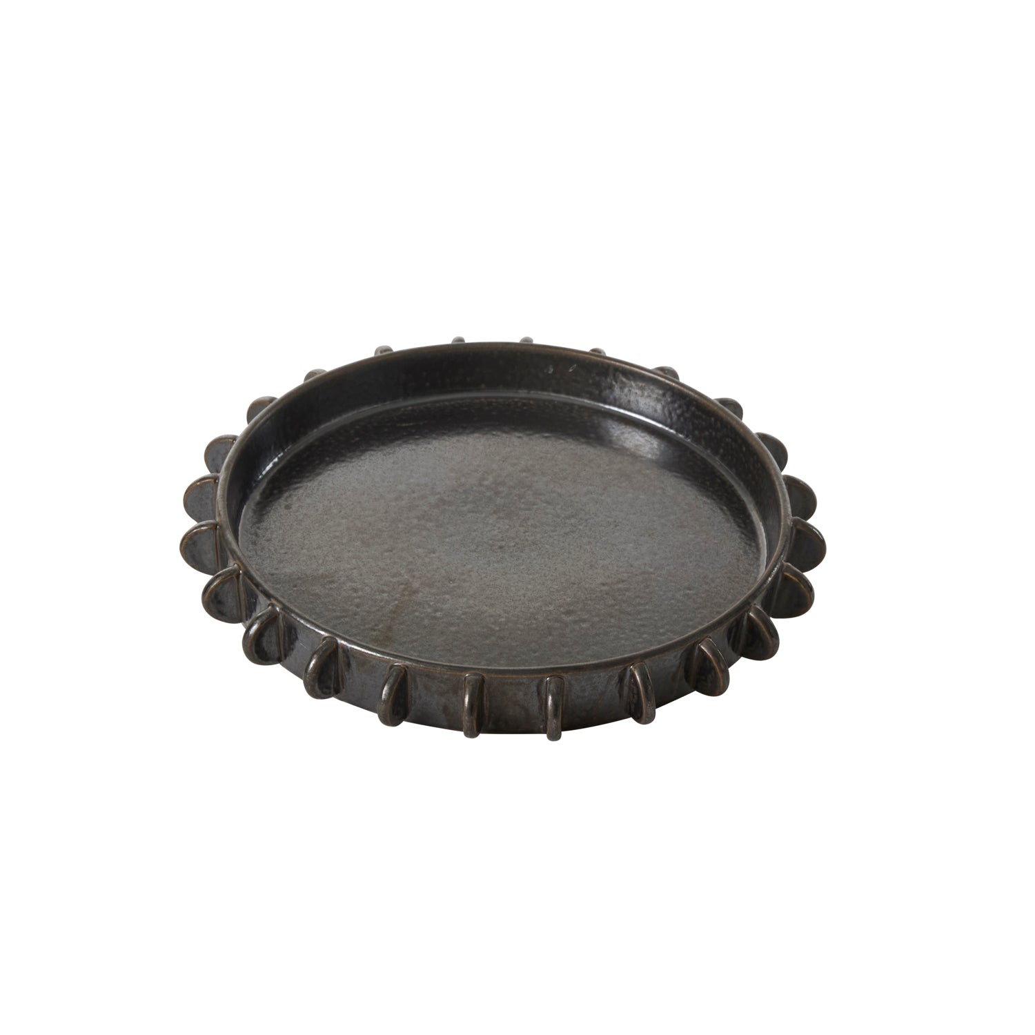 Black Reverie Tray By Accent Decor | Planters, Troughs & Cachepots | Modishstore - 2
