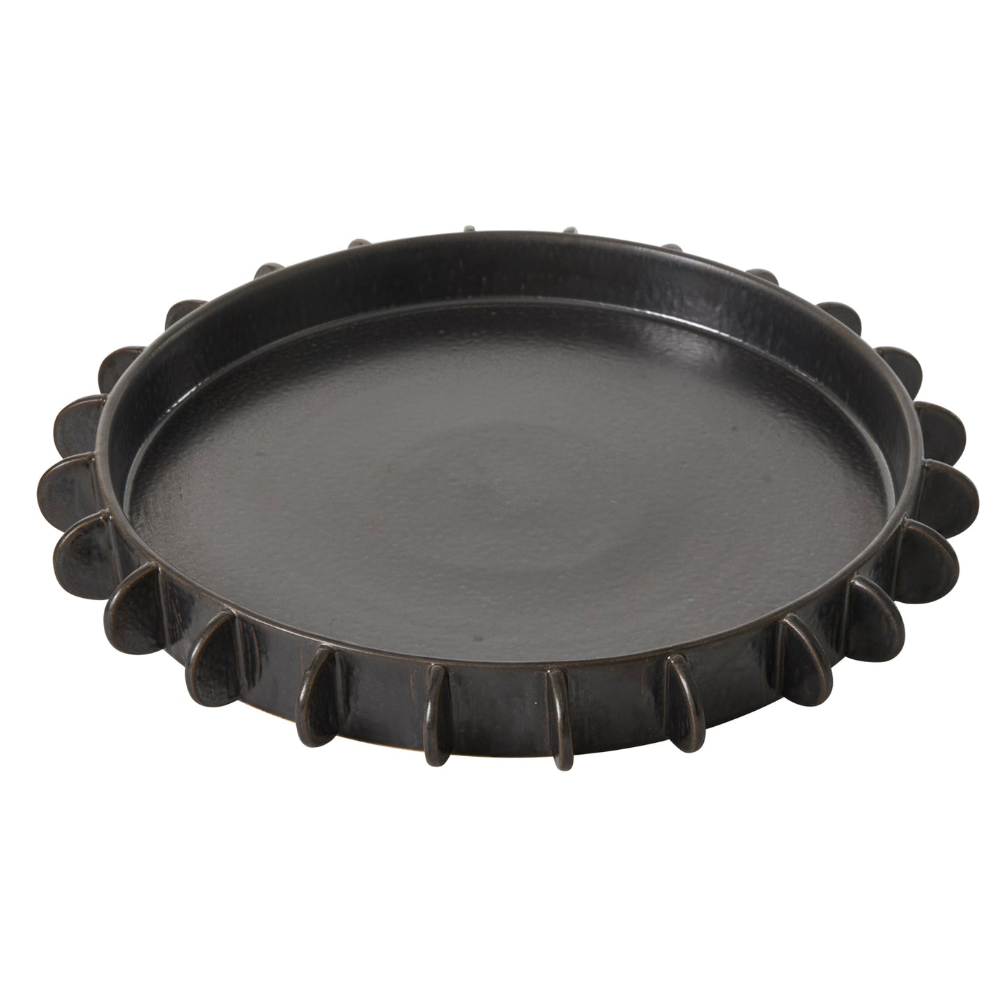 Black Reverie Tray By Accent Decor | Planters, Troughs & Cachepots | Modishstore - 6