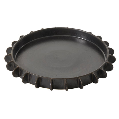 Black Reverie Tray By Accent Decor | Planters, Troughs & Cachepots | Modishstore - 6