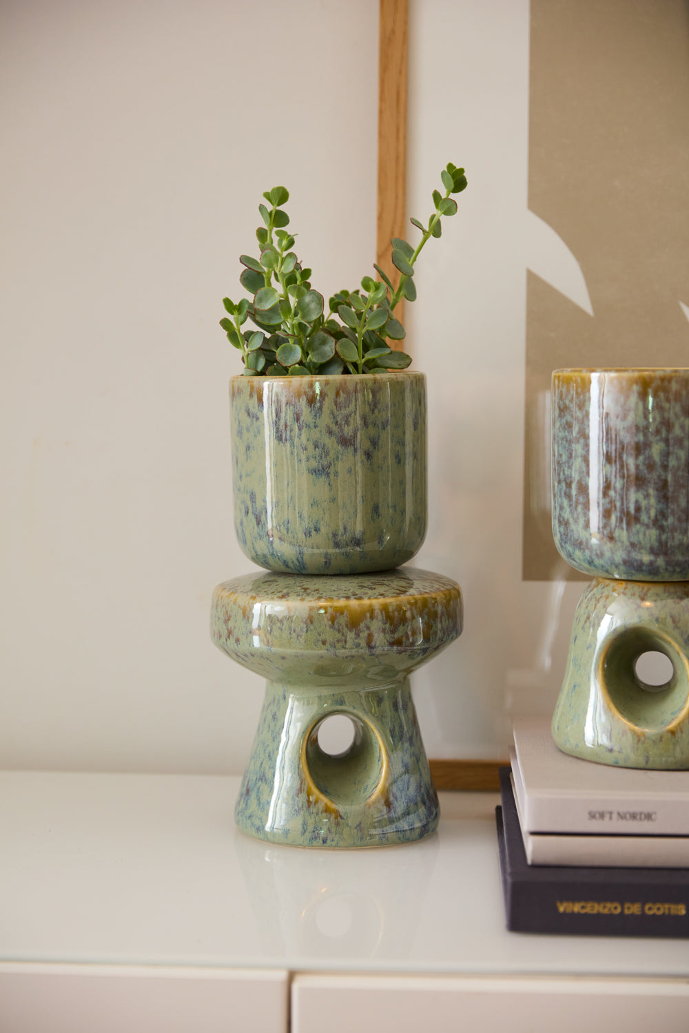 Elysian Pot Set of 4 By Accent Decor | Stands | Modishstore - 7