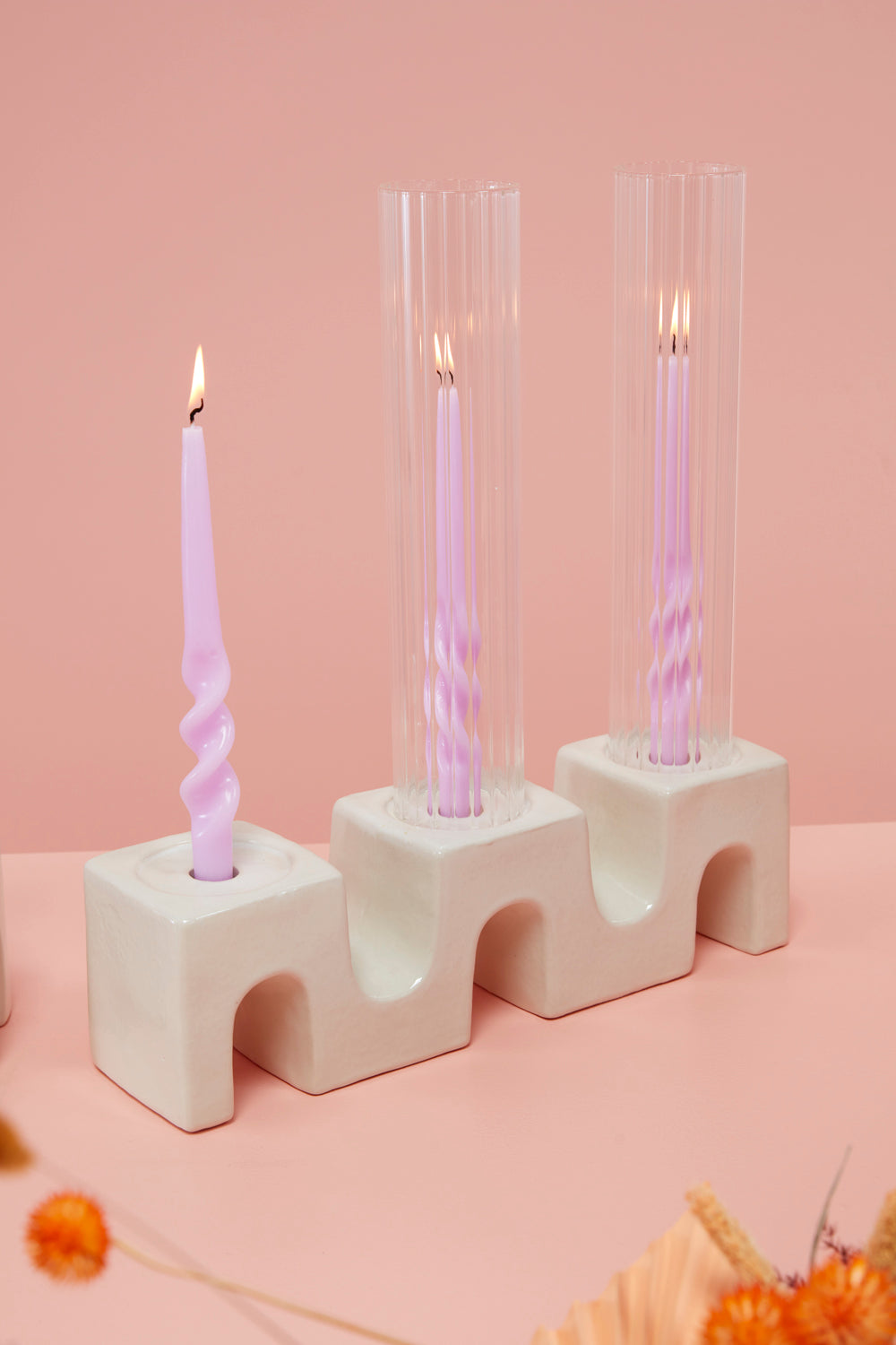 Trestle Candleholder Set of 8 By Accent Decor | Candle Holders | Modishstore - 11