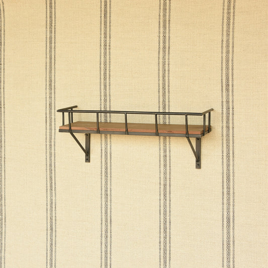 Billy Wall Shelf, Wood and Iron - Small Set Of 4 By HomArt | Wall Art | Modishstore