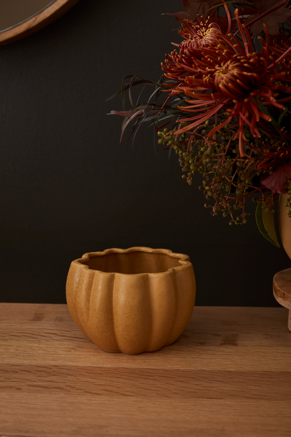 Spiced Pumpkin Pot Set of 4 By Accent Decor | Planters, Troughs & Cachepots | Modishstore - 6
