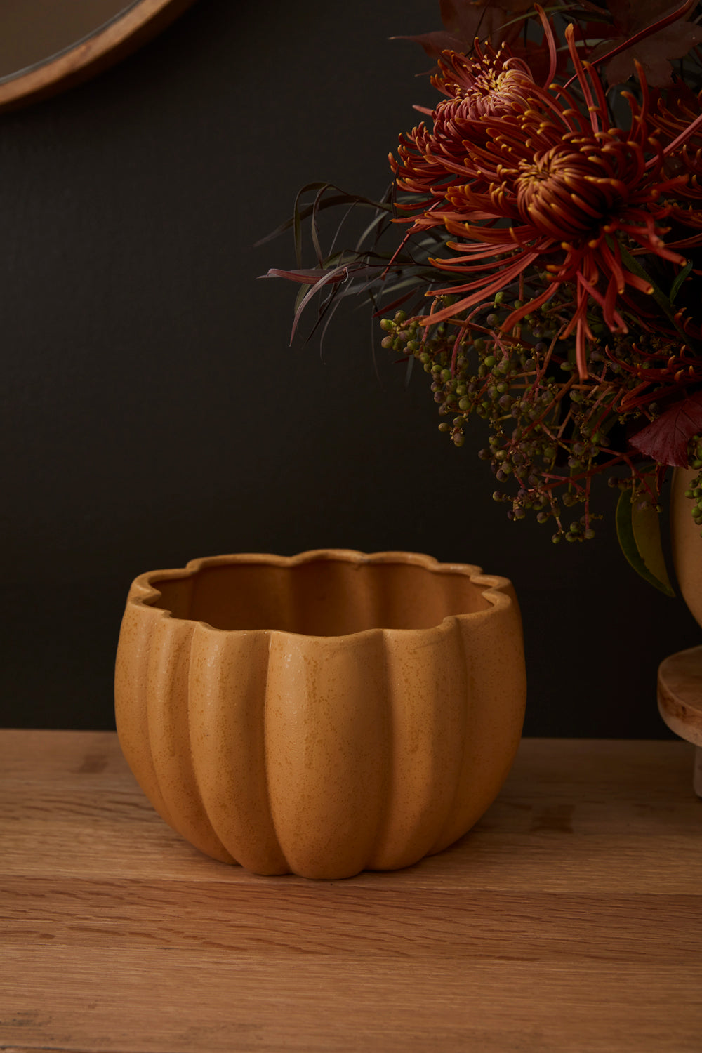 Spiced Pumpkin Pot Set of 4 By Accent Decor | Planters, Troughs & Cachepots | Modishstore - 8