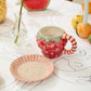 Fresh Fruit Mug with Saucer Set of 4 By Accent Decor | Stands | Modishstore - 9