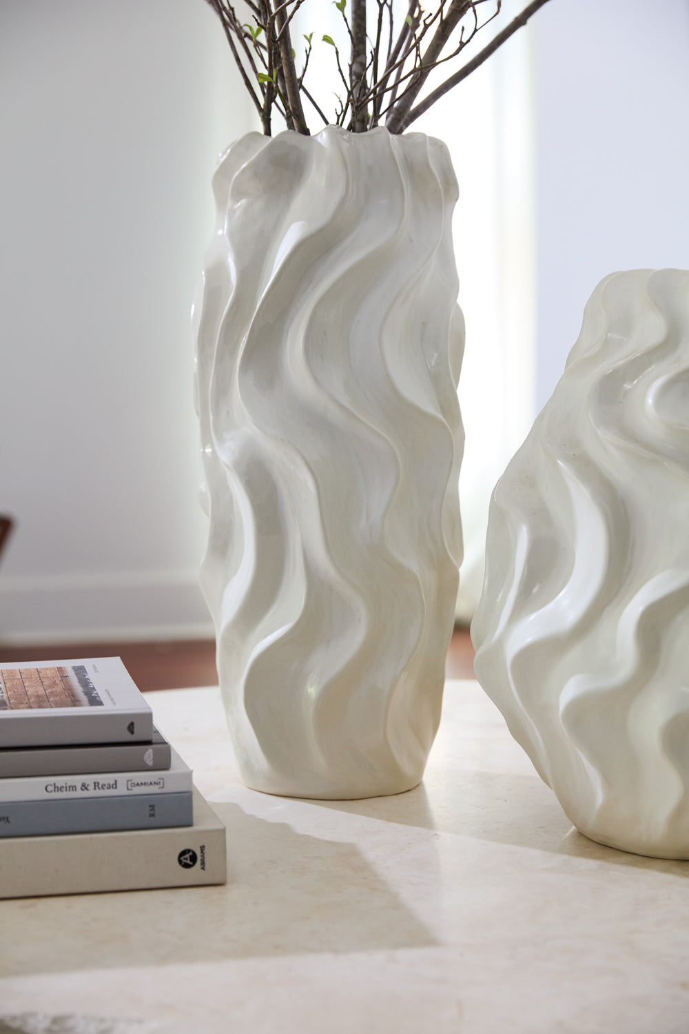 Thessaly Vase By Accent Decor | Vases | Modishstore - 8