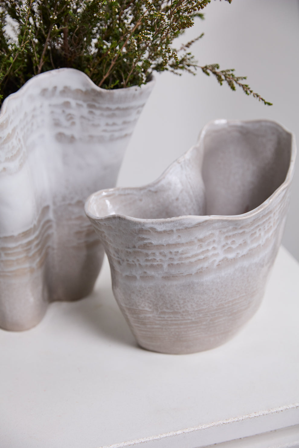 Claribel Vase Set of 2 By Accent Decor | Vases | Modishstore - 8