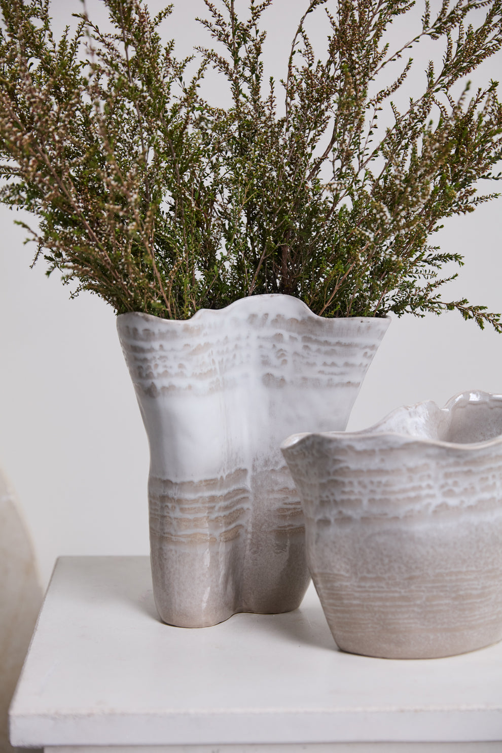 Claribel Vase Set of 2 By Accent Decor | Vases | Modishstore - 10
