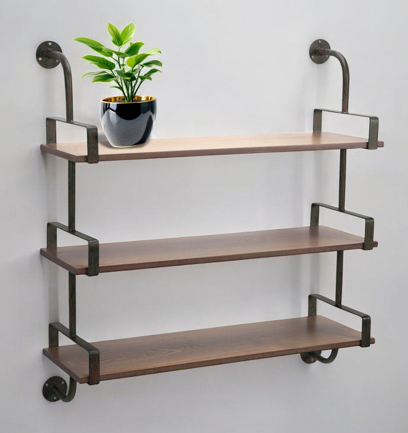 Brown Hanging Dimensional Sculpture By Homeroots | Wall Decor | Modishstore - 1