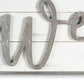 White And Gray Welcome Solid and Manufactured Wood Wall Decor By Homeroots | Wall Decor | Modishstore - 4