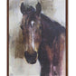 Brown Black And White Horse Wood Framed Art By Homeroots | Wall Decor | Modishstore - 2