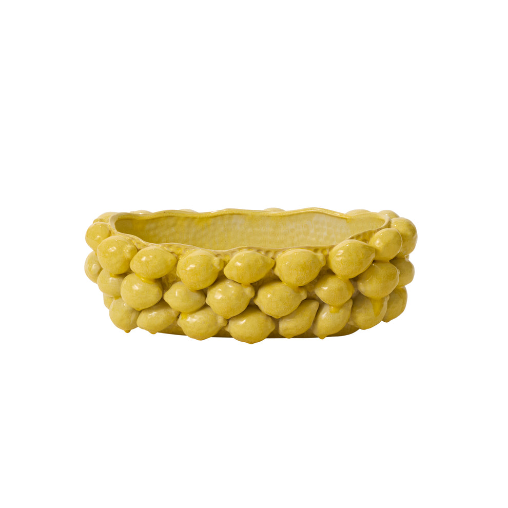 Layered Lemon Collection By Accent Decor | Planters, Troughs & Cachepots | Modishstore - 2