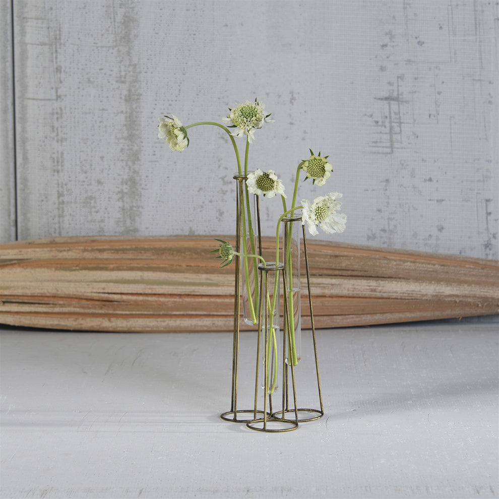 Archer Cluster Vase - 3 Tubes Set Of 4 By HomArt | Vases | Modishstore - 2