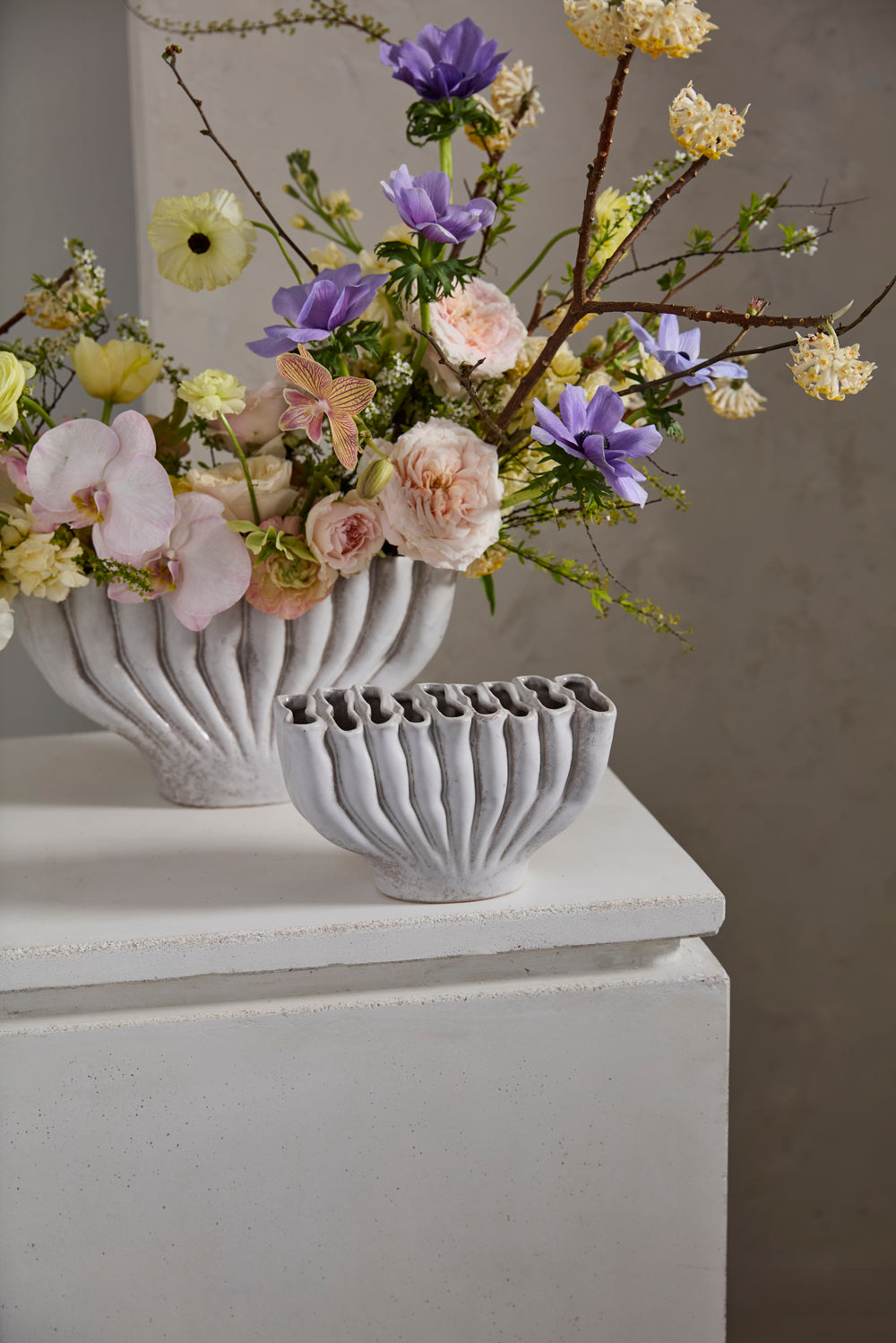 Clymene Vase Set of 2 By Accent Decor | Vases | Modishstore - 9