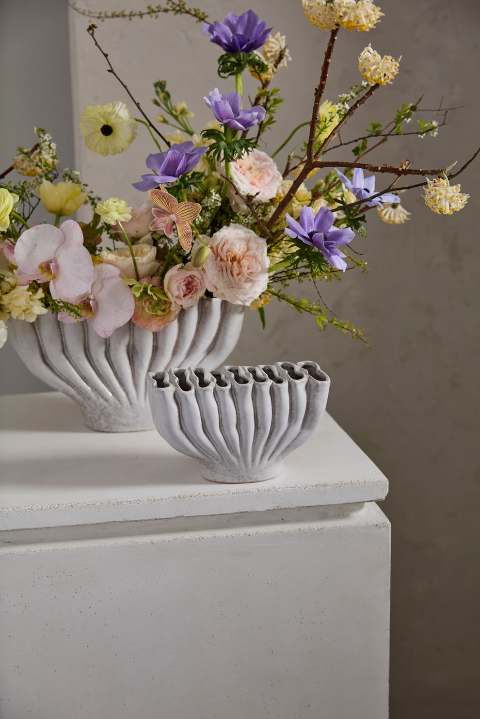 Clymene Vase Set of 2 By Accent Decor | Vases | Modishstore - 9