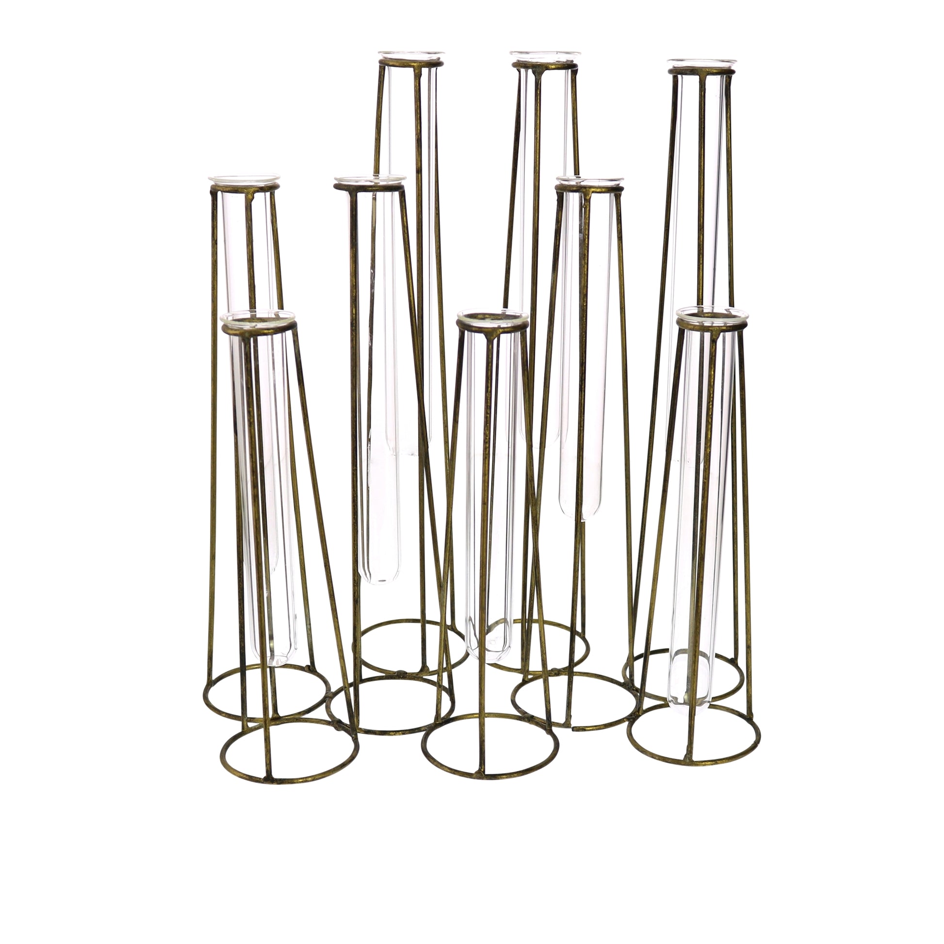 Archer Cluster Vase, Tapered - 9 Tubes Set Of 4 By HomArt | Vases | Modishstore - 2