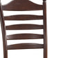 Espresso Wood Ladder Back Dining Side Chair By Homeroots | Dining Chairs | Modishstore - 3