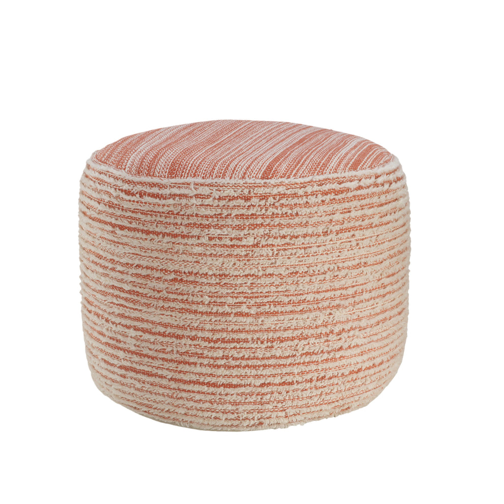 Pink Polyester Ottoman By Homeroots | Ottomans | Modishstore - 4