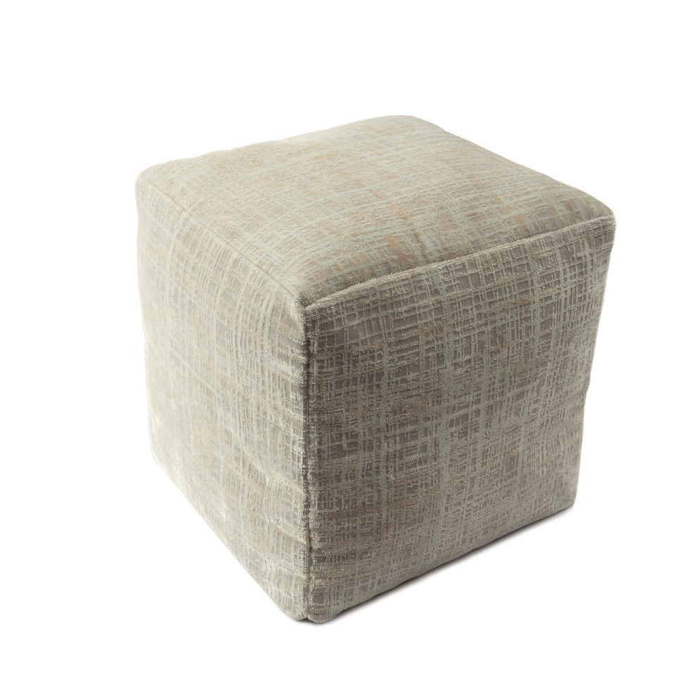 Beige Polyester Blend Ottoman By Homeroots | Ottomans | Modishstore - 3