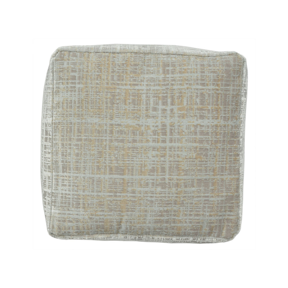 Beige Polyester Blend Ottoman By Homeroots | Ottomans | Modishstore - 6