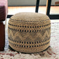 Tan Pouff By Homeroots | Ottomans | Modishstore - 5