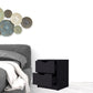 Black Two Drawer Nightstand With Integrated Tech By Homeroots | Nightstands | Modishstore - 2