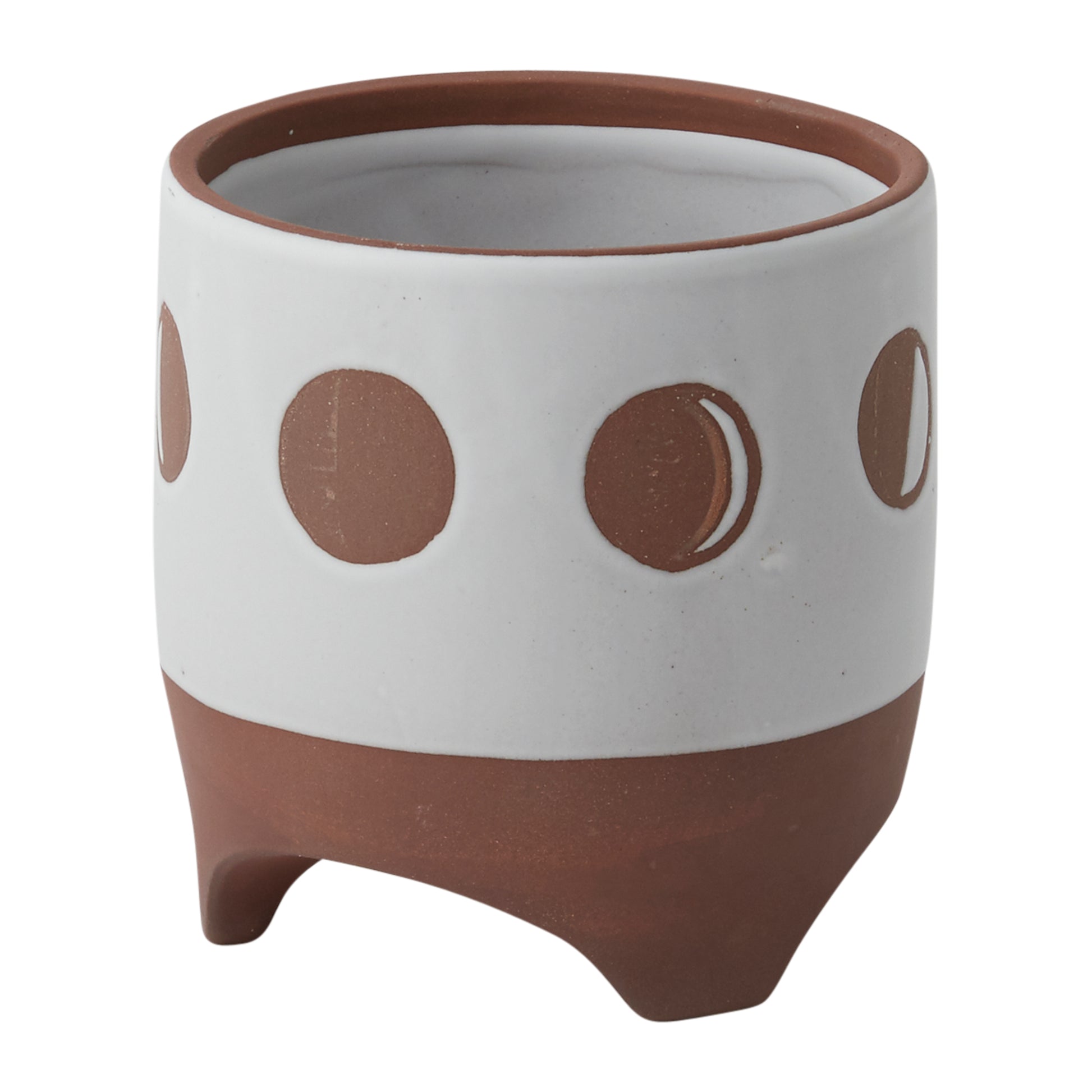 Solar Footed Pot Set of 8 By Accent Decor | Planters, Troughs & Cachepots | Modishstore - 6