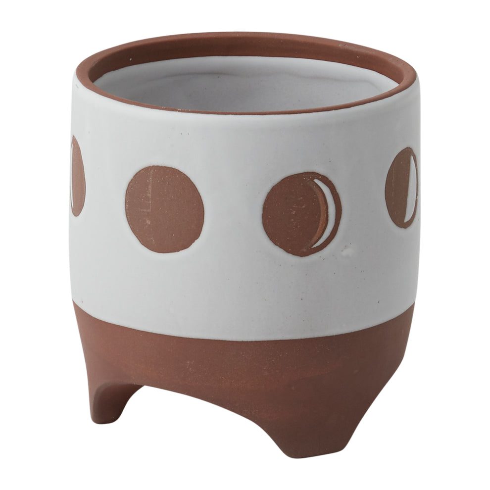 Solar Footed Pot Set of 8 By Accent Decor | Planters, Troughs & Cachepots | Modishstore - 6
