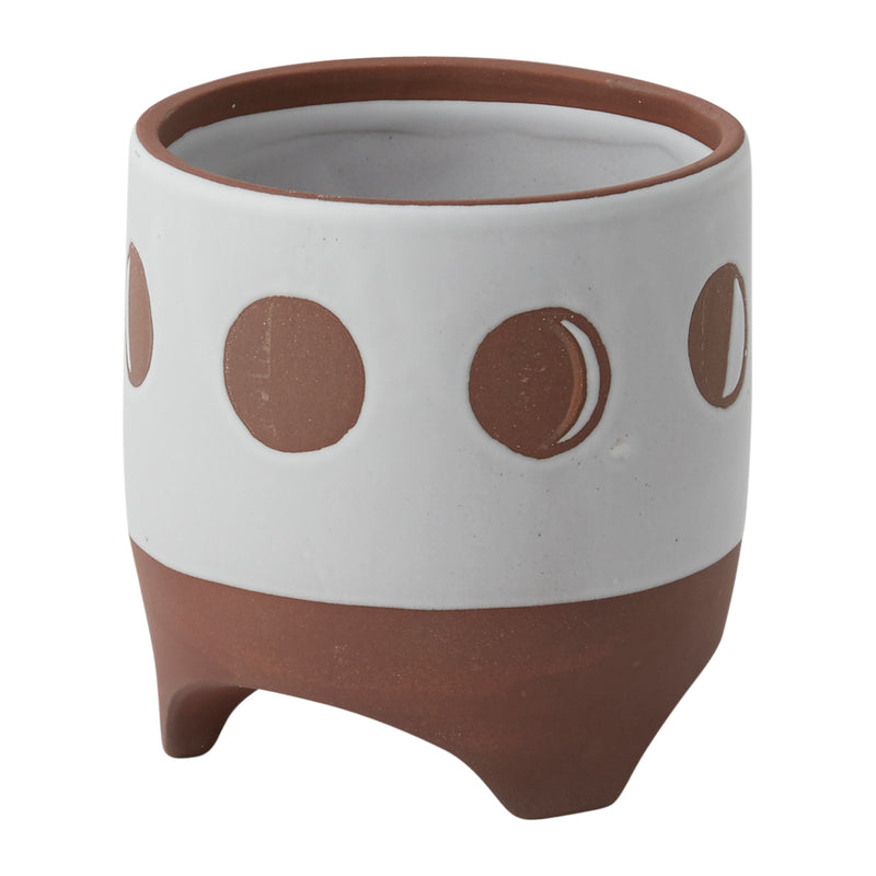 Solar Footed Pot Set of 8 By Accent Decor | Planters, Troughs & Cachepots | Modishstore - 6