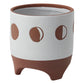 Solar Footed Pot Set of 8 By Accent Decor | Planters, Troughs & Cachepots | Modishstore - 8