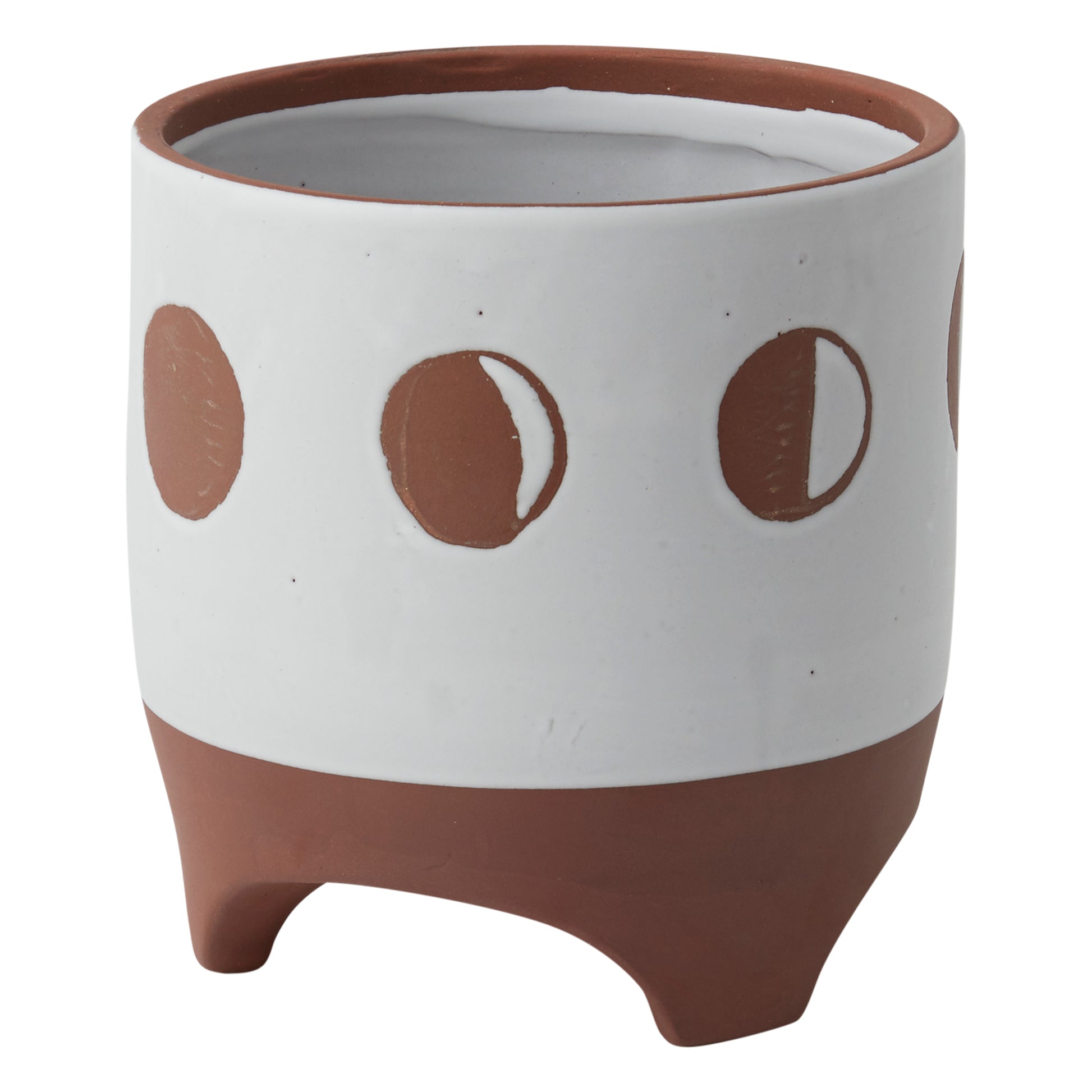 Solar Footed Pot Set of 8 By Accent Decor | Planters, Troughs & Cachepots | Modishstore - 8
