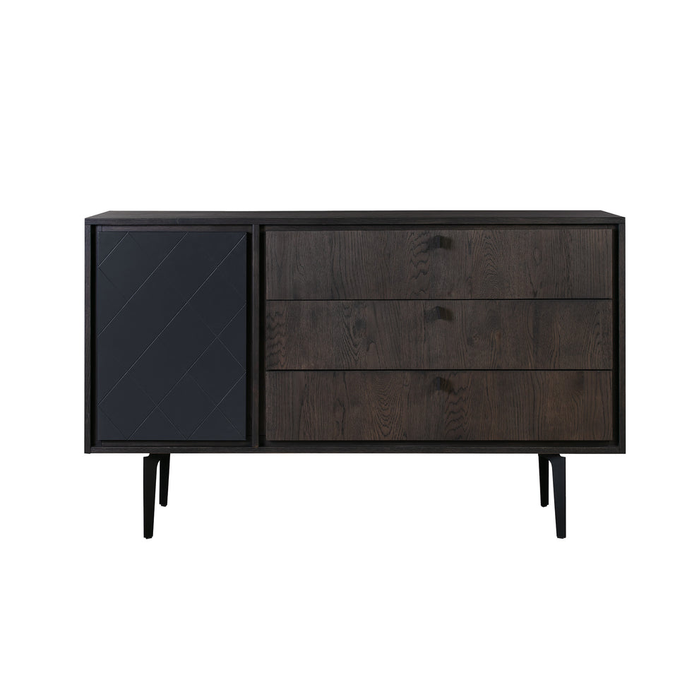 Gray Solid Wood Three Drawer Dresser By Homeroots | Dressers | Modishstore - 6