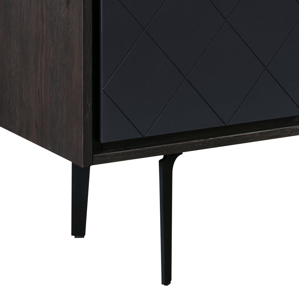 Gray Solid Wood Three Drawer Dresser By Homeroots | Dressers | Modishstore - 8