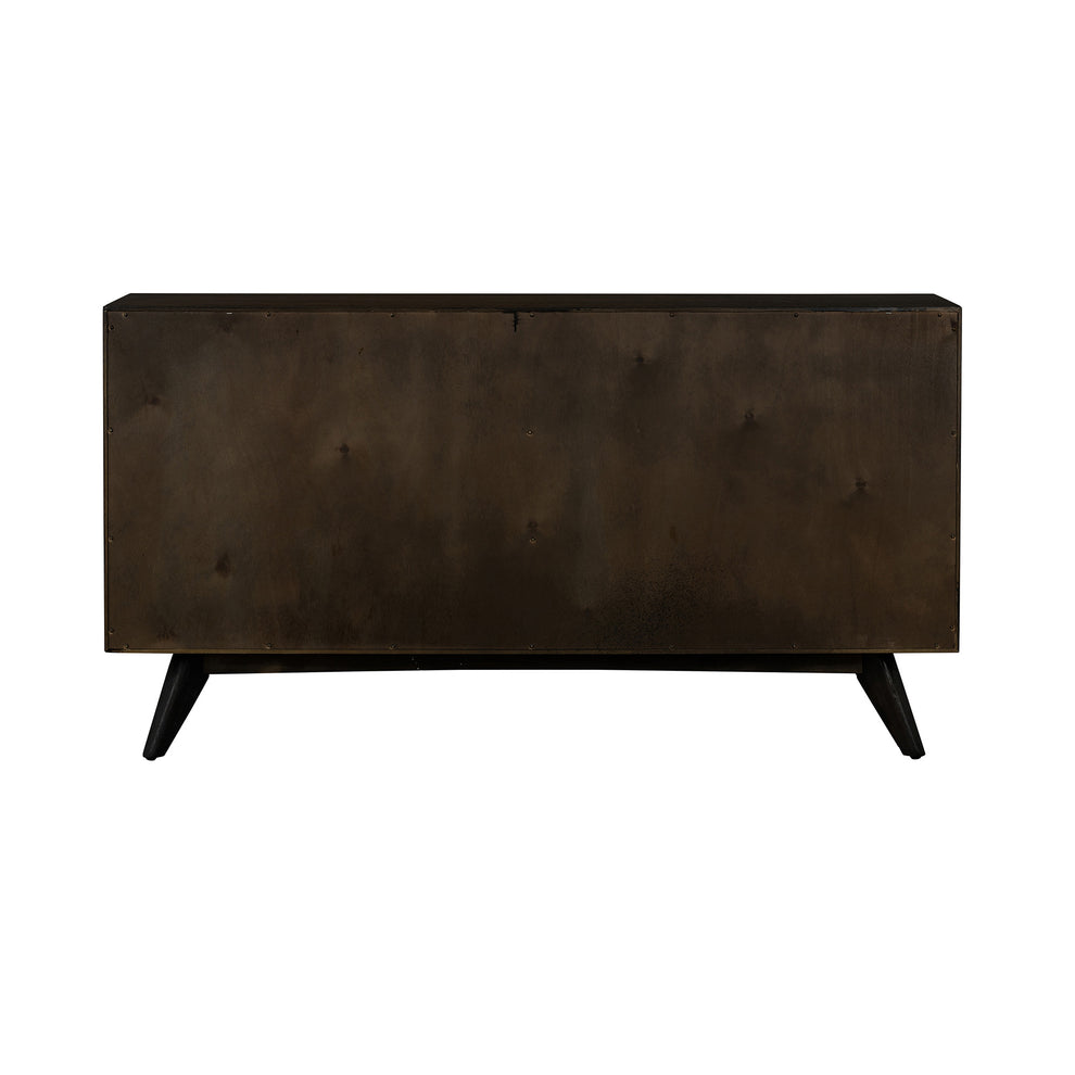 Brown Solid Wood Six Drawer Dresser By Homeroots | Dressers | Modishstore - 4