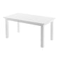 White Solid Wood Butterfly Leaf Extending Dining Table By Homeroots | Dining Tables | Modishstore - 2
