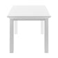 White Solid Wood Butterfly Leaf Extending Dining Table By Homeroots | Dining Tables | Modishstore - 4