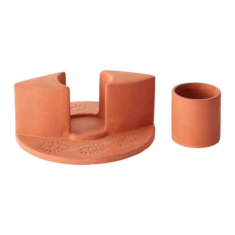 Third Eye Pot Set of 2 By Accent Decor | Planters, Troughs & Cachepots | Modishstore - 4