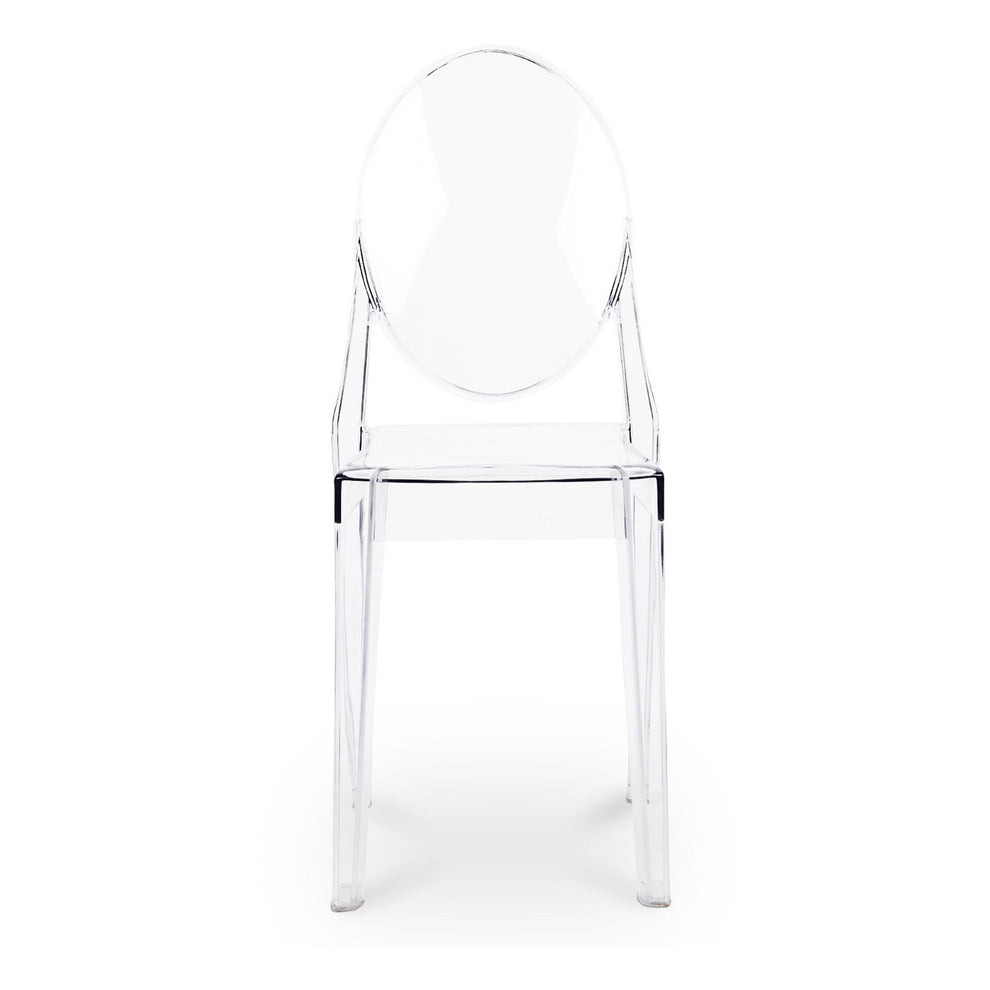 Clear Transparent Acrylic Dining Chair By Homeroots | Dining Chairs | Modishstore - 2