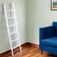 White Six Step Solid Wood Decorative Ladder By Homeroots | Wall Decor | Modishstore - 1