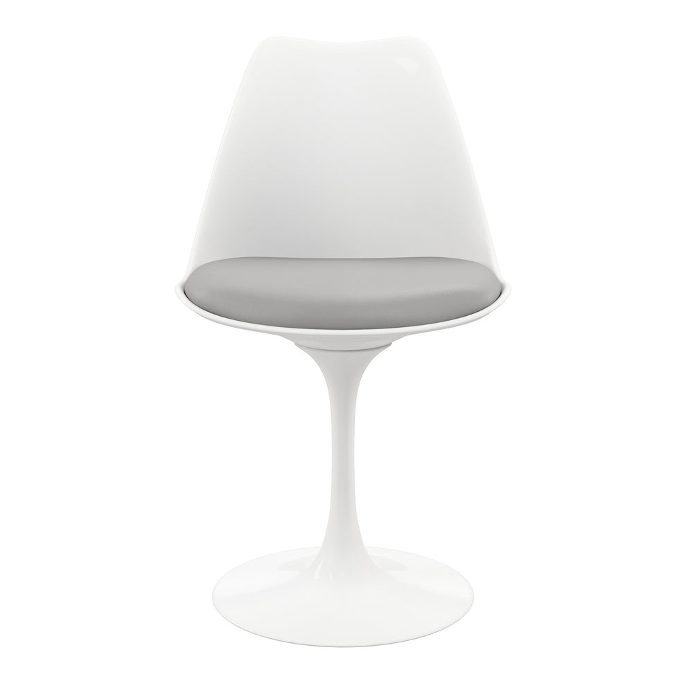 Gray And White Dining Side Chair By Homeroots | Dining Chairs | Modishstore - 6