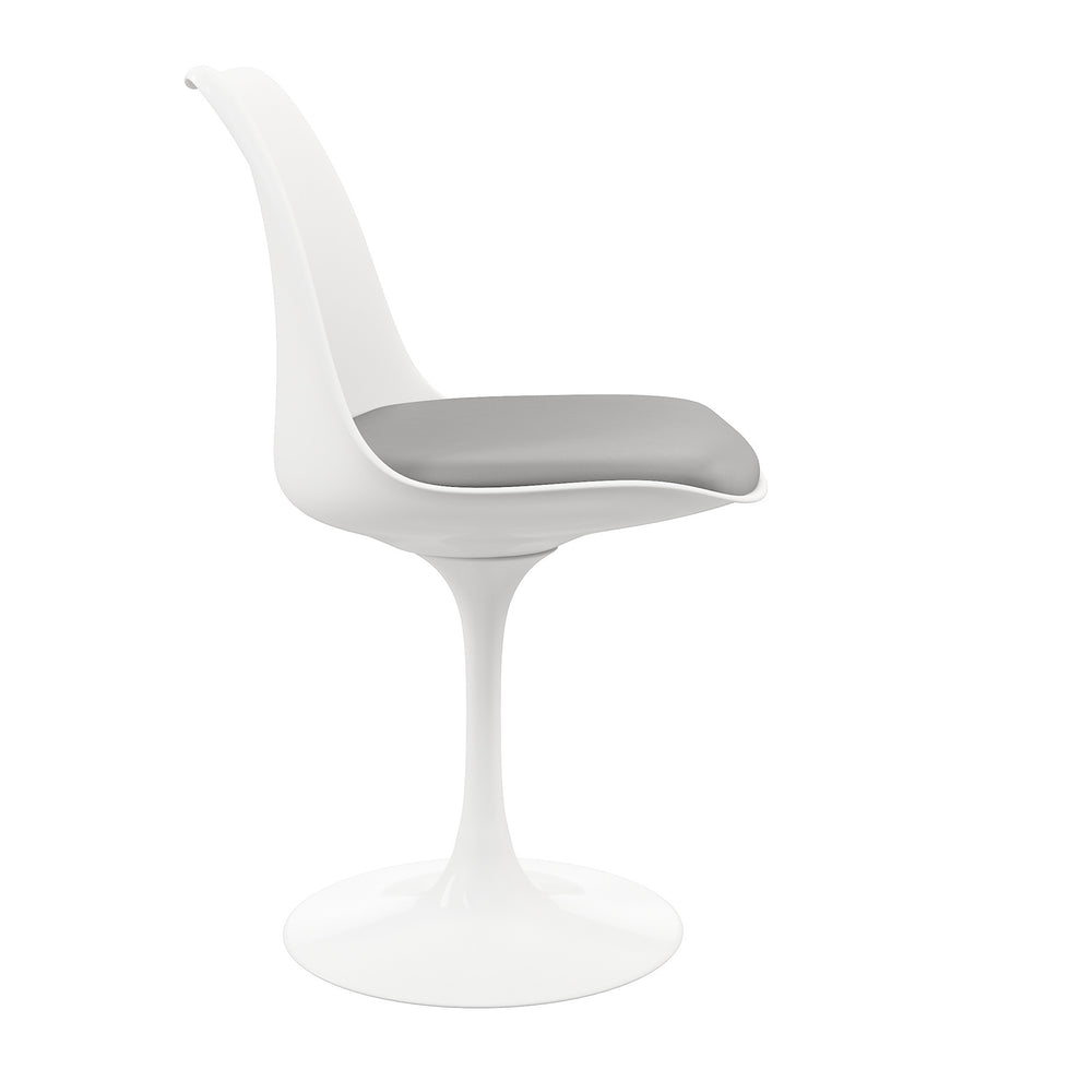 Gray And White Dining Side Chair By Homeroots | Dining Chairs | Modishstore - 3