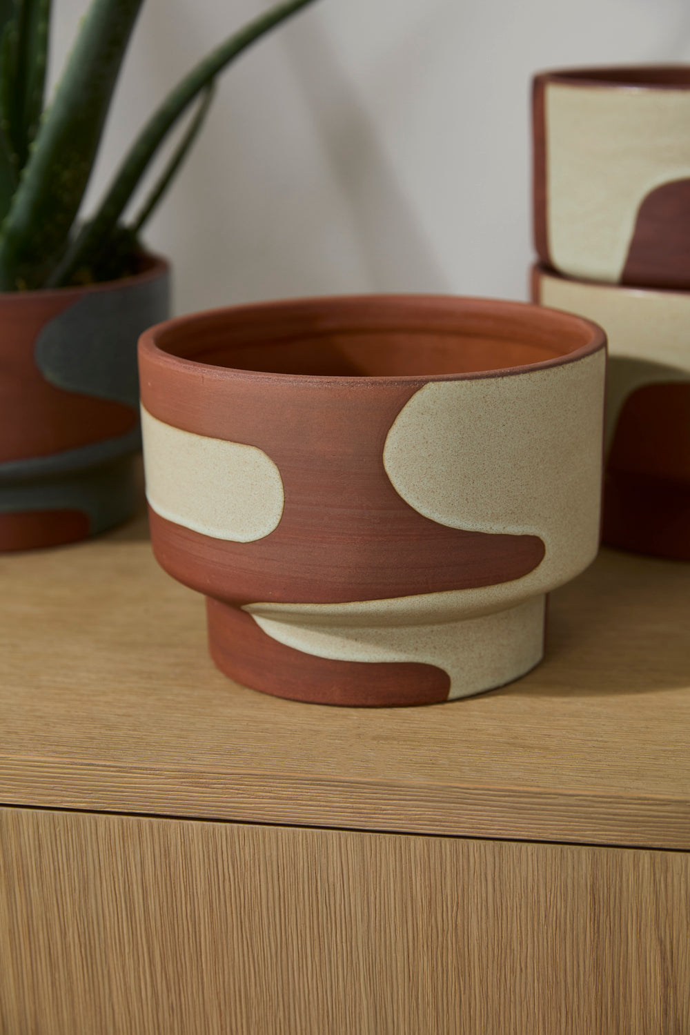 Shanti Pot Set of 2 By Accent Decor | Planters, Troughs & Cachepots | Modishstore - 10
