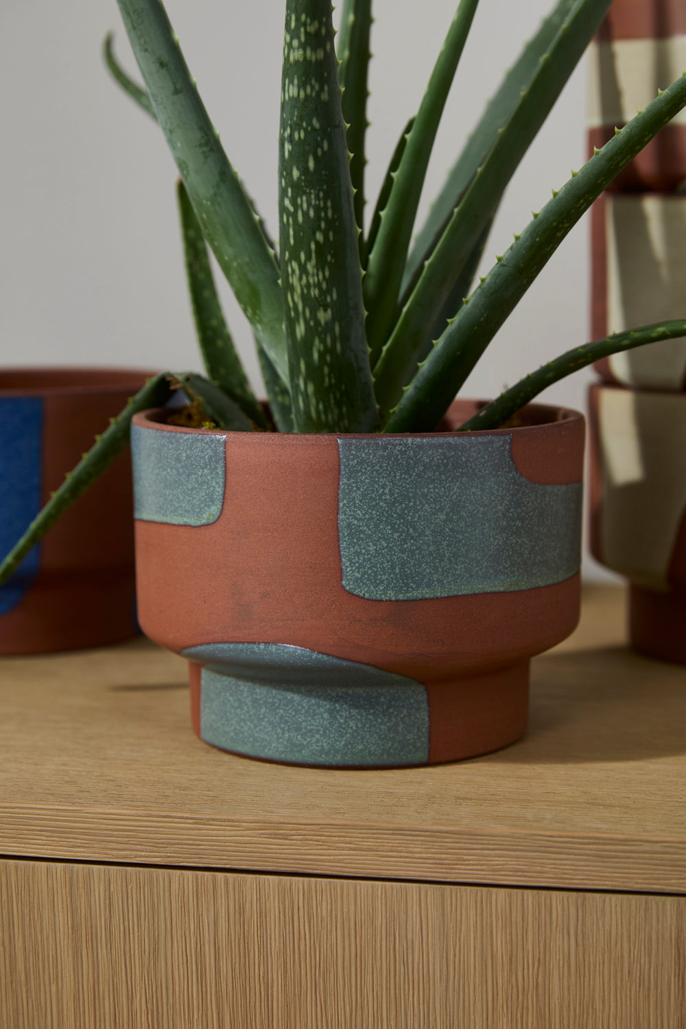 Shanti Pot Set of 2 By Accent Decor | Planters, Troughs & Cachepots | Modishstore - 7