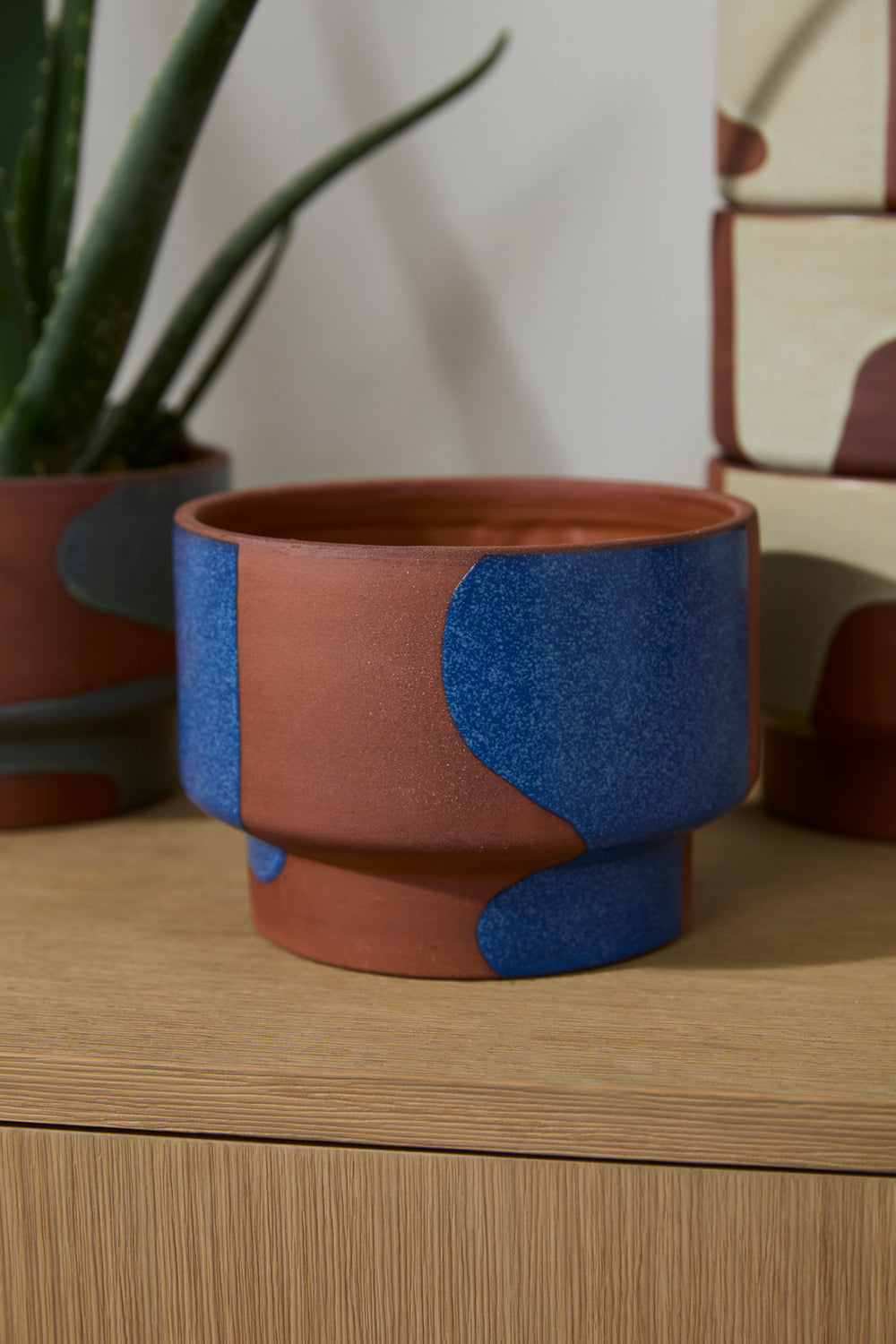 Shanti Pot Set of 2 By Accent Decor | Planters, Troughs & Cachepots | Modishstore - 13